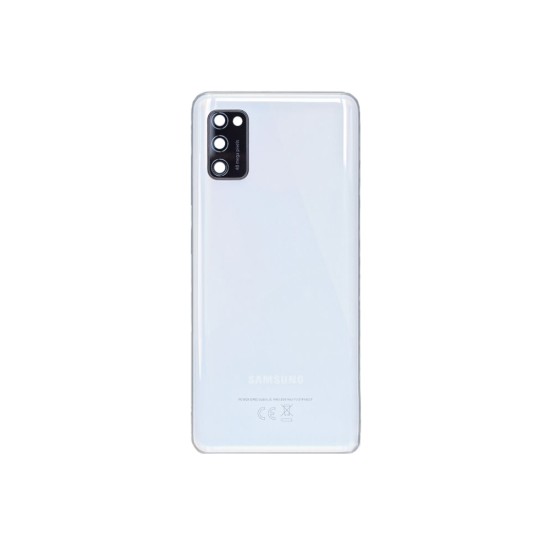 Back Cover+Camera Lens Samsung Galaxy A41/A415F Silver